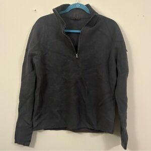 Banana Republic Merino Wool Sweater Mens XL 1/4 Zip Pullover Extra Fine cl